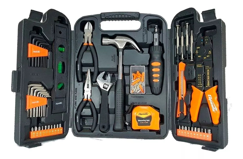 Kit Jogo De Ferramentas Completo C/ Soquetes E Chaves
